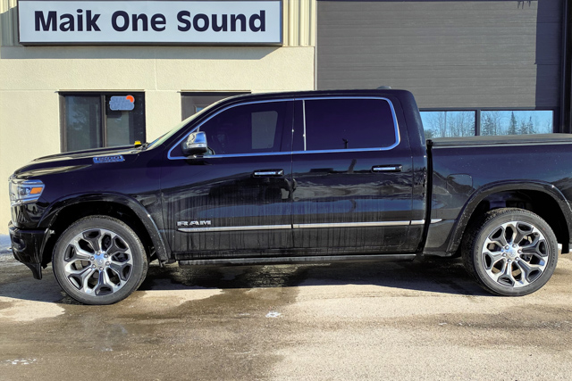 2020 RAM 1500 with professional window tint in North Bay